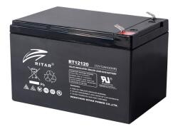 Ritar power Оловна Батерия RITAR, (RT12120) AGM, 12V, 12 Ah, 151- 98- 95 mm, Tерминал2 (RITAR-RT12120)