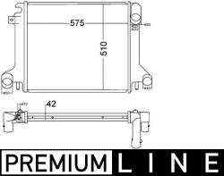 MAHLE Radiator, racire motor MAHLE BEHR *** PREMIUM LINE *** CR 1217 000P (CR 1217 000P)