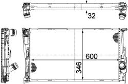 MAHLE Radiator, racire motor MAHLE BEHR *** PREMIUM LINE *** CR 1084 000P (CR 1084 000P)