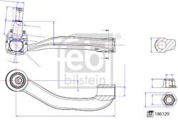 Febi Bilstein Cap de bara FEBI BILSTEIN 186129 (186129) - automobilus