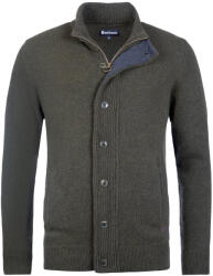 Barbour Jachetă Essential Patch Zip Through Knitted Jumper MKN0731 gn73 dusty green