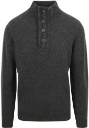 Barbour Pulover Essential Patch Half Zip Knitted Jumper MKN0585 ch91 charcoal