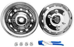 TruckKing Set capace roti, otel inoxidabil, 16 inch, MAN TGE, VW Crafter, 12 gauri ventilatie (16700161222)