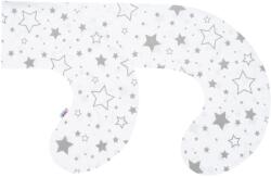 New Baby Husa pentru perna de alăptare în formă de C New Baby Stars gri 285 x16