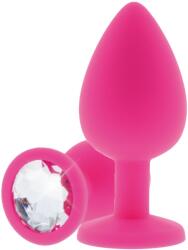 ToyJoy ToyJoy Anal Play Diamond Booty Jewel Medium Pink