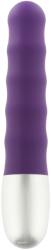 Seven Creations Vibrator cu nervuri cu finisaj PU Vibrator