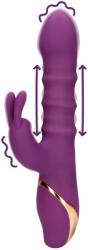 Loveline Vibrator cu 3 inele mobile - violet orhidee Vibrator