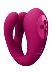 VIVE Yoko - Acțiune vibratorie triplă cu dublu ramificare și pulsiune a clitorisului Vibrator