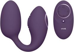 VIVE Aika - Ouă de dragoste vibratoare cu valuri pulsatorii - Mov