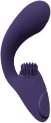 VIVE GEN - Vibrator cu trei motoare pentru punctul G cu unde pulsatorii și perii vibranți - Mov Vibrator