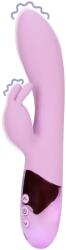 Loveline Vibrator Rabbit ultra moale din silicon lichid - fuchsia exotică Vibrator