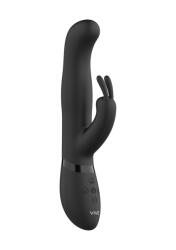 VIVE Izara - Vibrator Rabbit cu bile rotative - Negru Vibrator
