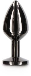 TABOOM Bondage Essentials Butt Plug With Diamond Jewel M Black