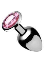 XR Brands Piatra roz - Plug anal - Mare