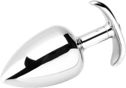 ZENN Toys ZENN Smooth Metal Butt Plug with Diamond - Large