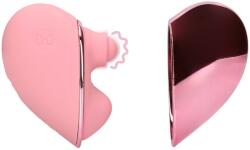 Loveline Vibrator cu inimă pulsatoare - Roz Arabesque Vibrator