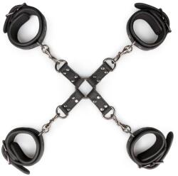 EasyToys FETISH COLLECTION Hogtie cu cătușe pentru mâini și glezne