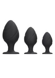 Ouch! Set de dopuri anale - Negru