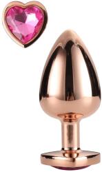 Gleaming Love Rose Gold Anal Plug Mic