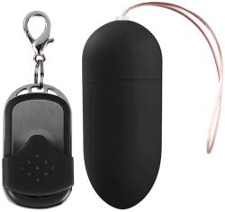 Shots Toys Ou vibratoar cu 10 viteze și telecomandă - L - Negru Vibrator