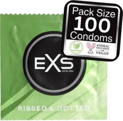 EXS Condoms nervurat, punctat și extins - prezervative (100 buc)