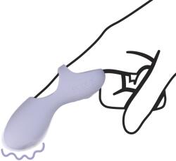 Loveline Vibrator degetar din silicon - lavandă Vibrator