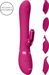 VIVE Etsu - Val Pulsat G-spot Iepure Stimulator al clitorisului - Roz Vibrator