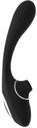 S Pleasures Dual Suction - Black Vibrator