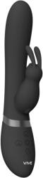VIVE Taka - Vibrator Ieșire Iepuraș umflat și Vibrant - Negru Vibrator