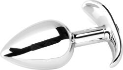 ZENN Toys ZENN Smooth Metal Butt Plug with Diamond - Medium