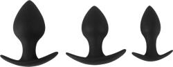 Black Velvets Set de ajutoare pentru antrenament anal - 3 piese