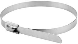 TOYA Coliere metalice autoblocante din inox 4.6 mm SET 100 BUCATI (70562)