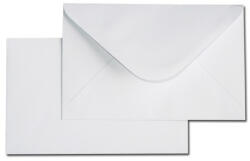  Boríték Névjegykártya méretű (73 x 112 mm) FEHÉR, enyvezett záródással (PBK-73112)