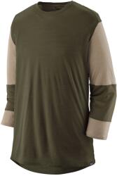 Patagonia Tricou Patagonia Merino Blend 3/4, pine needle green (M)