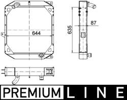 MAHLE Radiator, racire motor MAHLE BEHR *** PREMIUM LINE *** CR 1554 000P (CR 1554 000P)