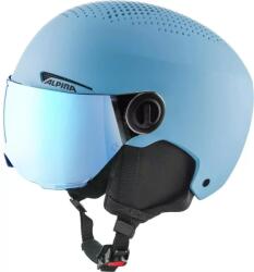 Alpina Cască copii ALPINA ZUPO VISOR Q-LITE, smoke/blue matt/blue (M (51-55 cm))
