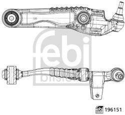 Febi Bilstein Brat, suspensie roata FEBI BILSTEIN 196151 (196151)