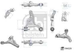 Febi Bilstein Brat, suspensie roata FEBI BILSTEIN 194329 (194329)
