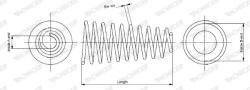 MONROE Arc spiral MONROE SPRINGS SP3743 (SP3743)