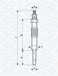 Magneti Marelli Bujie incandescenta MAGNETI MARELLI 062900017304 (062900017304)
