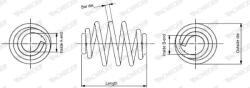 MONROE Arc spiral MONROE SPRINGS SN2867 (SN2867)