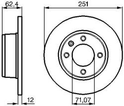 Bosch Disc frana BOSCH 0 986 478 879 (0 986 478 879)
