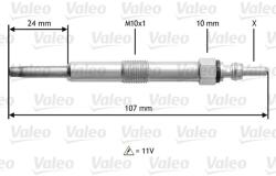 VALEO Bujie incandescenta VALEO 345165 (345165)