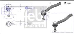 Febi Bilstein Cap de bara FEBI BILSTEIN 194763 (194763)