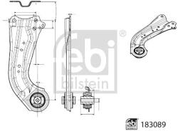 Febi Bilstein Brat, suspensie roata FEBI BILSTEIN 183089 (183089) - automobilus