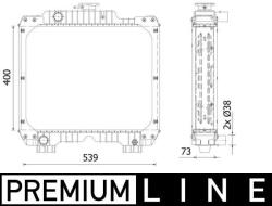 MAHLE Radiator, racire motor MAHLE BEHR *** PREMIUM LINE *** CR 2290 000P (CR 2290 000P)