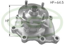 GGT Pompă de apă, răcire motor GGT PA12583 (PA12583)