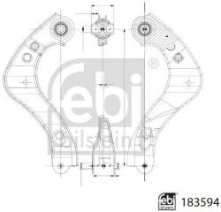 Febi Bilstein Brat, suspensie roata FEBI BILSTEIN 183594 (183594)