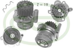 GGT Pompă de apă, răcire motor GGT PA12796 (PA12796)
