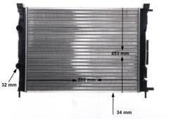 MAHLE Radiator, racire motor MAHLE BEHR CR 41 000S (CR 41 000S)